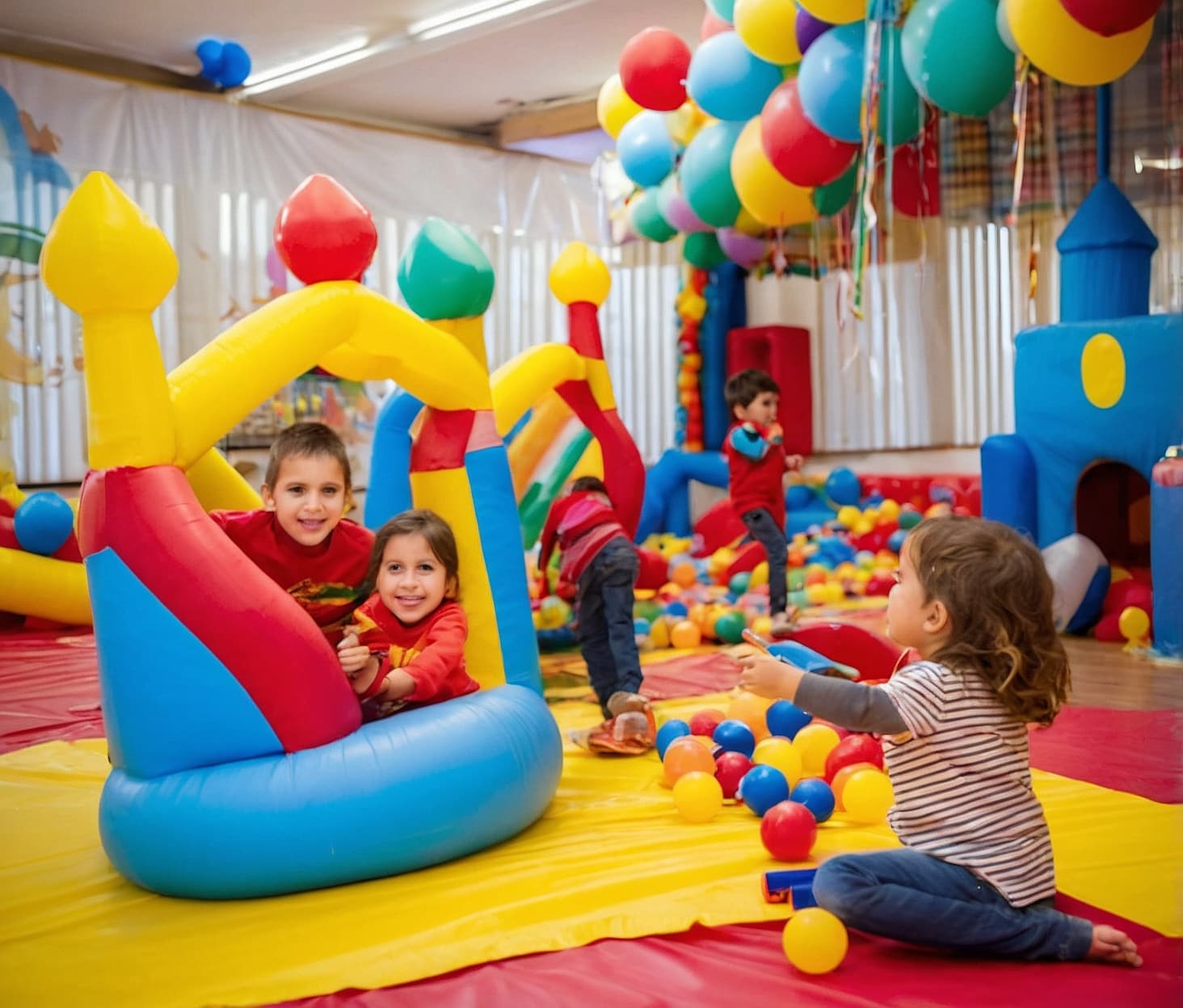Sala para eventos divertidos y seguros